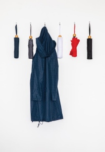 Mini parapluie 20.5" rPET 190T poignée bambou Impact AWARE 22