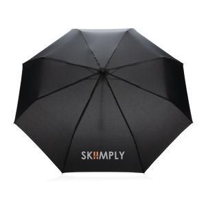 Mini parapluie 20.5" rPET 190T poignée bambou Impact AWARE 9
