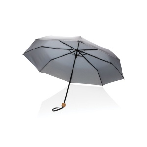Mini parapluie 20.5" rPET 190T poignée bambou Impact AWARE 11