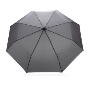 Mini parapluie 20.5" rPET 190T poignée bambou Impact AWARE 12