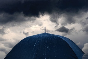 Parapluie tempête 30" en rPET 190T Impact AWARE™ 30