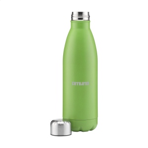 Bouteille d'eau en acier inoxydable à simple paroi avec un bouchon à vis étanche 16