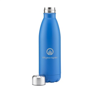 Bouteille d'eau en acier inoxydable à simple paroi avec un bouchon à vis étanche 20