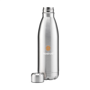 Bouteille d'eau en acier inoxydable à simple paroi avec un bouchon à vis étanche 21