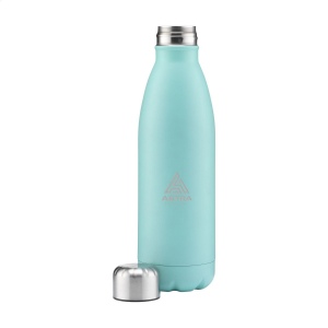 Bouteille d'eau en acier inoxydable à simple paroi avec un bouchon à vis étanche 22