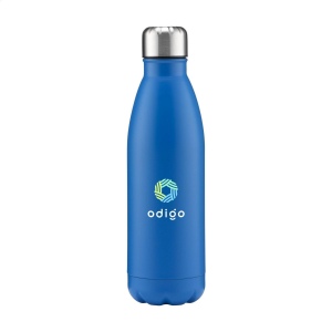 Bouteille d'eau en acier inoxydable à simple paroi avec un bouchon à vis étanche 8