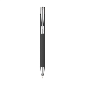 Stylo à bille à encre bleue en aluminium, avec clip en métal 17