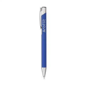 Stylo à bille à encre bleue en aluminium, avec clip en métal 10