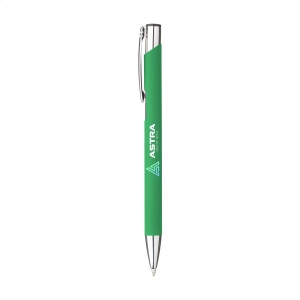Stylo à bille à encre bleue en aluminium, avec clip en métal 4