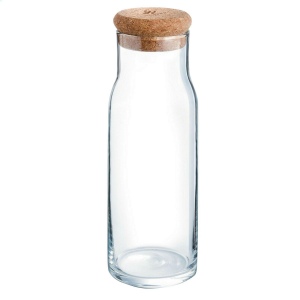 Elégante carafe en verre avec un bouchon en liège 3
