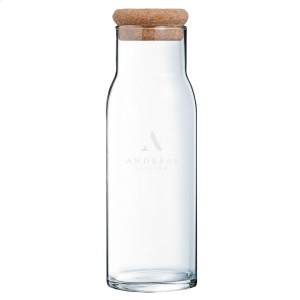 Elégante carafe en verre avec un bouchon en liège 4