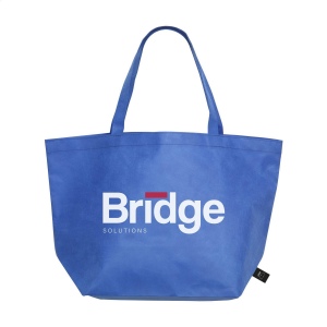 Grand sac de shopping et de plage en matière RPET non-tissée (80 g/m²), fabrique à partir de bouteilles en PET recyclées 6