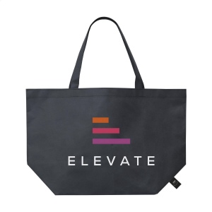 Grand sac de shopping et de plage en matière RPET non-tissée (80 g/m²), fabrique à partir de bouteilles en PET recyclées 8