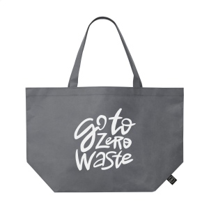 Grand sac de shopping et de plage en matière RPET non-tissée (80 g/m²), fabrique à partir de bouteilles en PET recyclées 10