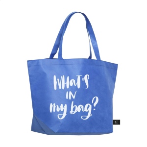 Grand sac de shopping et de plage en matière RPET non-tissée (80 g/m²), fabrique à partir de bouteilles en PET recyclées 3