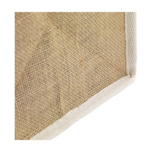 Grand sac à provisions en toile de jute, à intérieur laminé et anses courtes 11