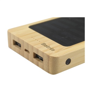 Puissante batterie externe, de haute capacité et chargeur en bambou naturel certifié FSC 100%, avec une batterie lithium-polymère intégrée (8000 mAh) 4