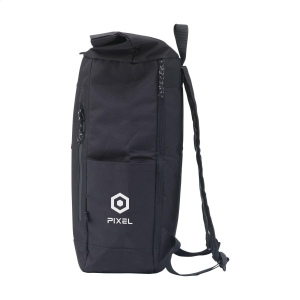 Sac à dos isotherme, résistant, imperméable et pratique de type "roll-top", en polyester RPET 14