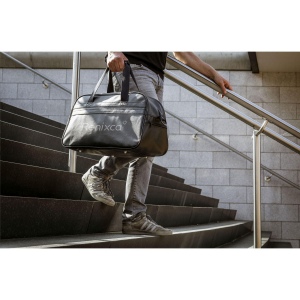 Sac week-end pratique au design séduisant, en cuir synthétique PVC/PU 4