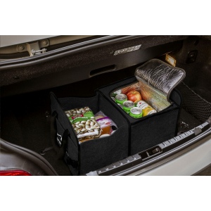 Organisateur pratique et pliable pour coffre de voiture, avec compartiment isotherme 4