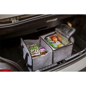 Organisateur pratique et pliable pour coffre de voiture, avec compartiment isotherme 5