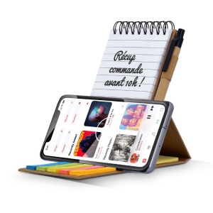 CARNET DE NOTES REPOSITIONNABLES & SUPPORT TELEPHONE 3