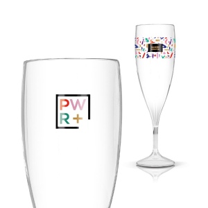 FLUTE A CHAMPAGNE EN PLASTIQUE REUTILISABLE TRITAN® 14 cl RAS BORD 6