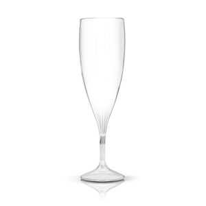 FLUTE A CHAMPAGNE EN PLASTIQUE REUTILISABLE TRITAN® 14 cl RAS BORD 4