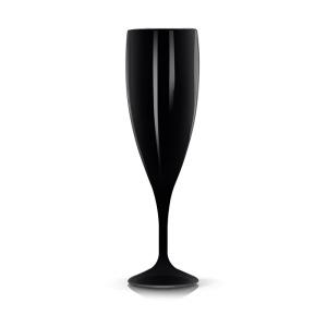 FLUTE A CHAMPAGNE EN PLASTIQUE REUTILISABLE TRITAN® 14 cl RAS BORD 3