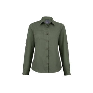 Chemise manches longues en polyester recyclé femme 3