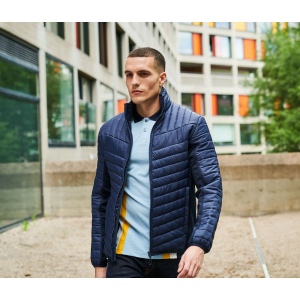Veste matelassée bi-matière