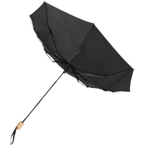 Parapluie 21" pliable windproof en PET recyclé Birgit 17