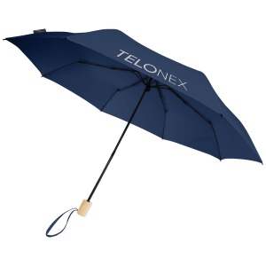Parapluie 21" pliable windproof en PET recyclé Birgit 14