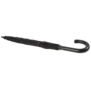 Parapluie Fontana de 23" à ouverture automatique avec aspect carbone et poignée courbe 5