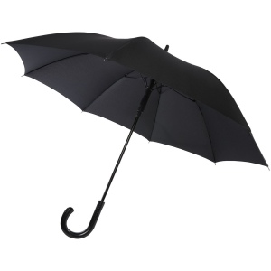 Parapluie Fontana de 23" à ouverture automatique avec aspect carbone et poignée courbe 2