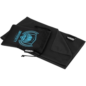 Serviette de sport rafraîchissante en PET recyclé Raquel avec pochette 80 x 30 cm 8