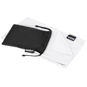 Serviette de sport rafraîchissante en PET recyclé Raquel avec pochette 80 x 30 cm 4