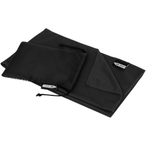 Serviette de sport rafraîchissante en PET recyclé Raquel avec pochette 80 x 30 cm 2