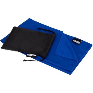 Serviette de sport rafraîchissante en PET recyclé Raquel avec pochette 80 x 30 cm 3