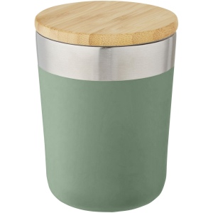 Gobelet Lagan de 330 ml en acier inoxydable avec isolation par le vide et couche de cuivre, avec couvercle en bambou 22