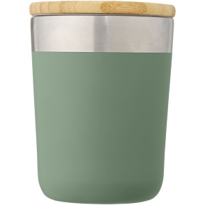 Gobelet Lagan de 330 ml en acier inoxydable avec isolation par le vide et couche de cuivre, avec couvercle en bambou 7