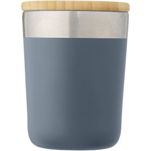 Gobelet Lagan de 330 ml en acier inoxydable avec isolation par le vide et couche de cuivre, avec couvercle en bambou 8
