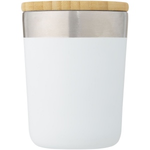 Gobelet Lagan de 330 ml en acier inoxydable avec isolation par le vide et couche de cuivre, avec couvercle en bambou 9