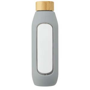 Bouteille Tidan de 600 ml en verre borosilicate avec grip en silicone 7