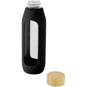 Bouteille Tidan de 600 ml en verre borosilicate avec grip en silicone 13
