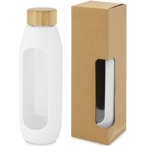 Bouteille Tidan de 600 ml en verre borosilicate avec grip en silicone 5