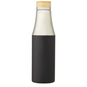 Bouteille Hulan de 540 ml en acier inoxydable avec  cuivre et isolation par le vide avec couvercle en bambou 6