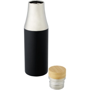 Bouteille Hulan de 540 ml en acier inoxydable avec  cuivre et isolation par le vide avec couvercle en bambou 22