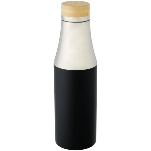 Bouteille Hulan de 540 ml en acier inoxydable avec  cuivre et isolation par le vide avec couvercle en bambou 26