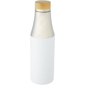 Bouteille Hulan de 540 ml en acier inoxydable avec  cuivre et isolation par le vide avec couvercle en bambou 29